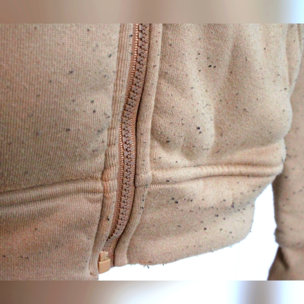 Oakland Graphic Full Zip Hoodie – Tan (Size Small) - Picture 2 of 4